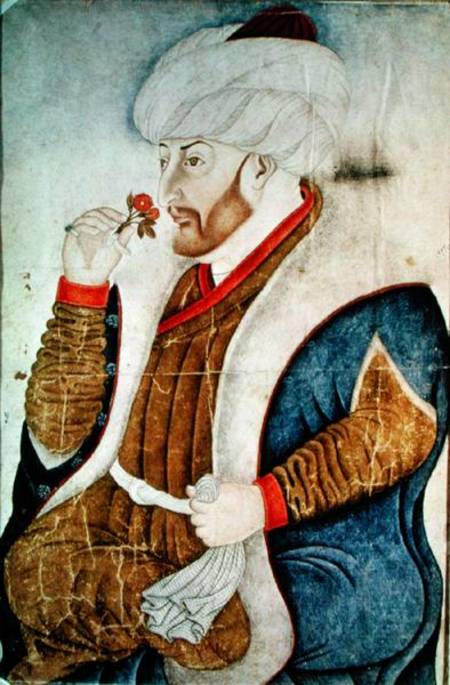 Portrait of Sultan Mehmet II (1432-81) de Turkish School