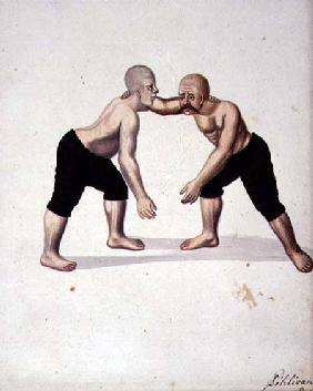 Two Wrestlers, Ottoman period