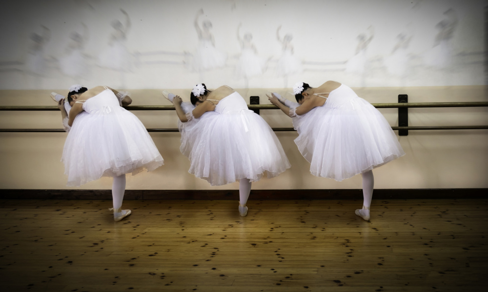 3 ballerinas -pay tribute to Dega de Tzippi Yakim
