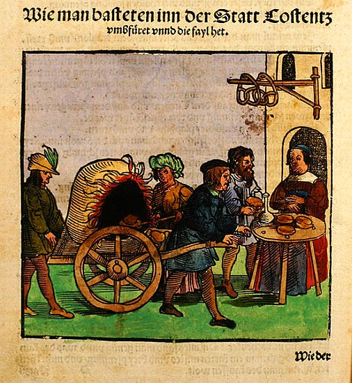 How they made bread at the Council of Constance, from ''Chronik des Konzils von Konstanz'' de Ulrich von Richental