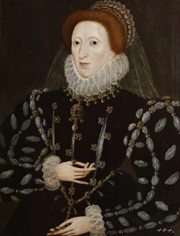 Königin Elisabeth I. von England (1533-1603), Tochter Heinrichs VIII. und Anne B de (um 1900) Anonym