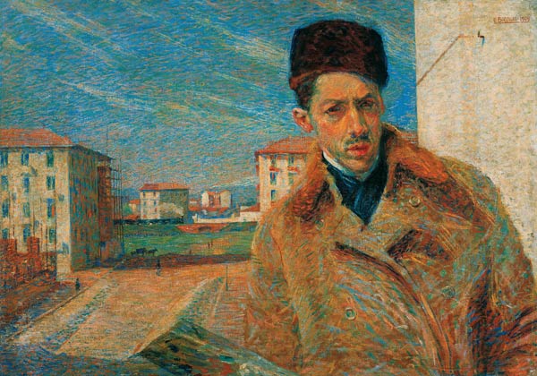 Auto-retrato de Umberto Boccioni