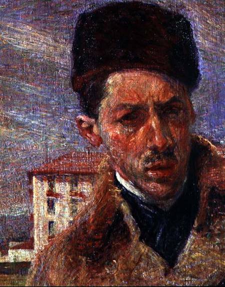 Auto-retrato de Umberto Boccioni