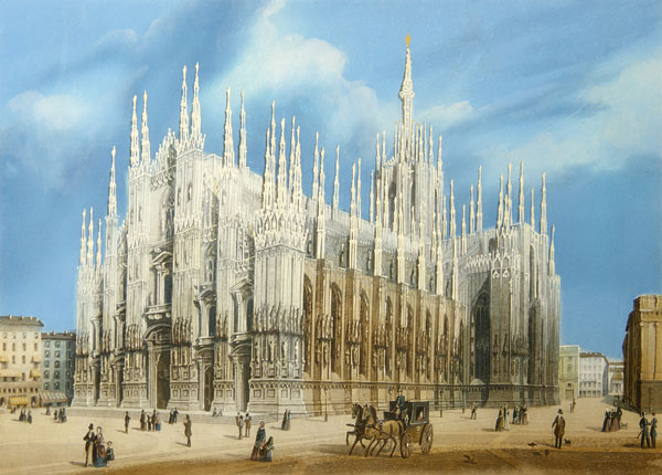 The Milan Cathedral de Unbekannter Künstler