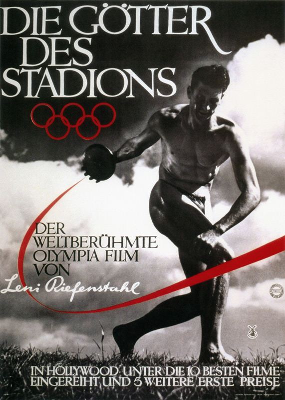 The Gods of the Stadium (Olympia Film by Leni Riefenstahl) de Unbekannter Künstler