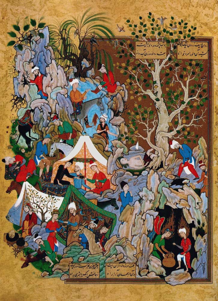 Folio from "Haft Awrang (Seven Thrones)" by Jami de Unbekannter Künstler