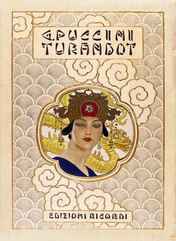 Book cover of Turandot by Giacomo Puccini de Unbekannter Künstler