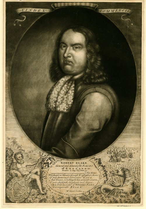 Admiral Robert Blake (1599-1657) de Unbekannter Künstler