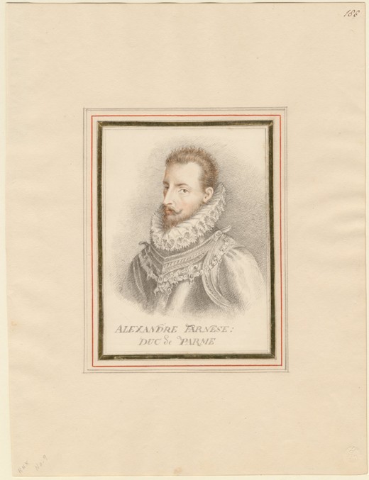 Alexander Farnese (1545–1592), Duke of Parma de Unbekannter Künstler