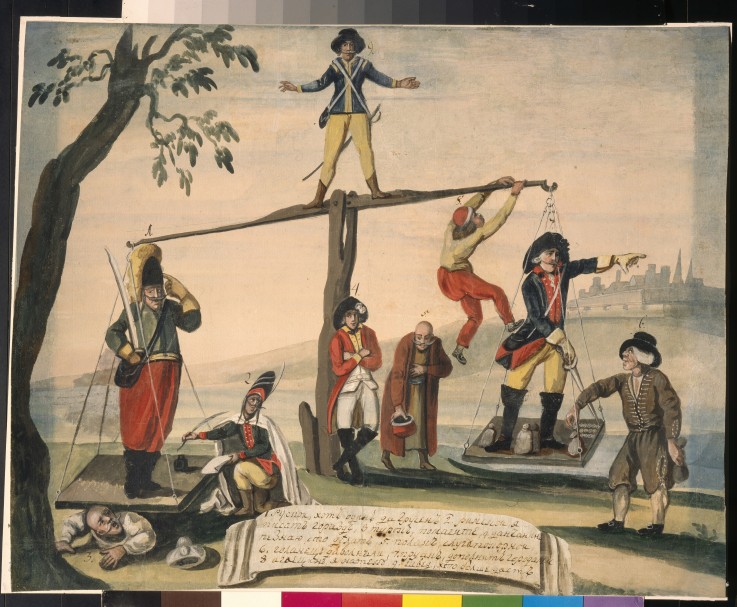 Allegory of Europe in 1791 de Unbekannter Künstler