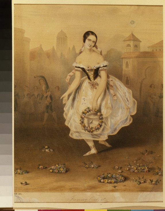 Ballet dancer Fanny Cerrito de Unbekannter Künstler