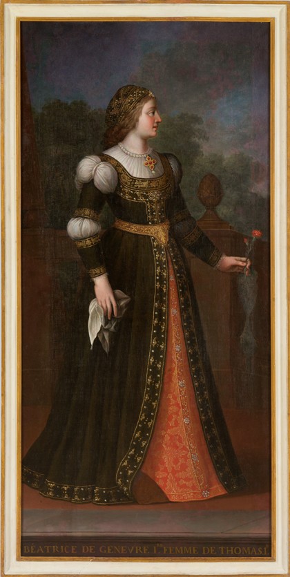 Béatrix of Geneva, wife of Thomas I of Savoy de Unbekannter Künstler