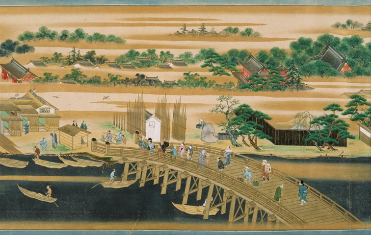 Famous Sites of the Sumida River de Unbekannter Künstler