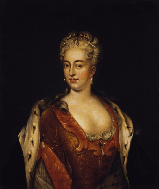 Portrait of Princess Charlotte Christine of Brunswick-Wolfenbüttel, wife of Tsarevich Alexei of Russ de Unbekannter Künstler