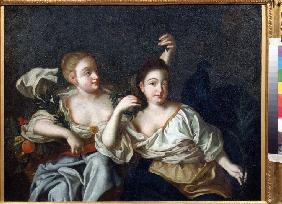 Portrait of the Daughters of Emperor Peter the Great