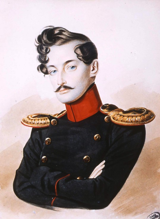 Portrait of Georges-Charles de Heeckeren d'Anthès (1812-1895) de Unbekannter Künstler