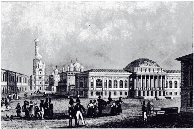 View of the Armory in Moscow de Unbekannter Künstler