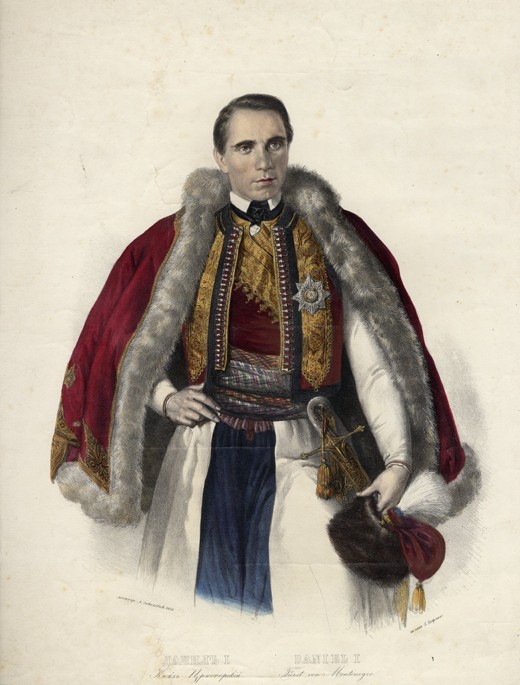 Danilo I (1826-1860), Prince of Montenegro de Unbekannter Künstler