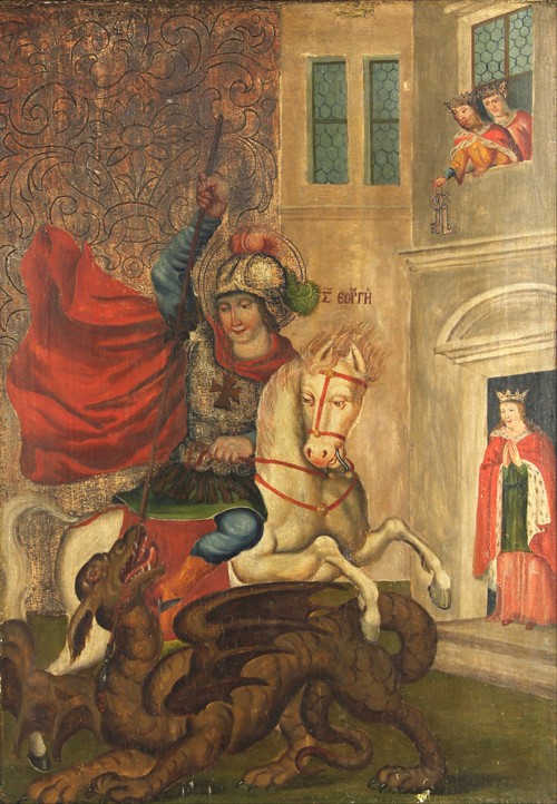 Saint George and the Dragon de Unbekannter Künstler