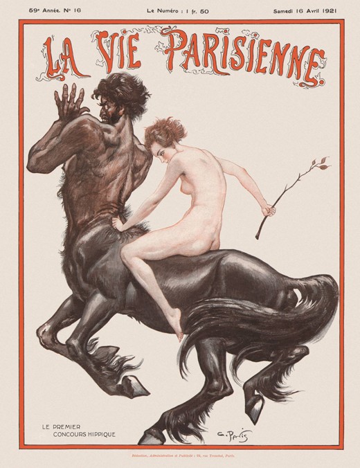 La Vie Parisienne Magazine Cover de Unbekannter Künstler