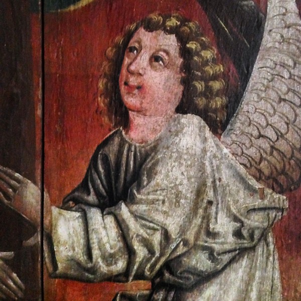The Angel. Detail of the Holy Blood Shrine de Unbekannter Künstler