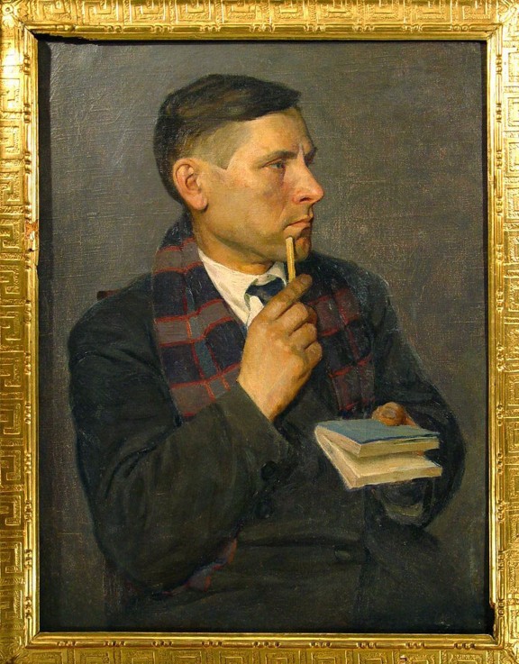 The author Michail Bulgakov (1891-1940) de Unbekannter Künstler