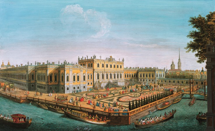 The Summer Palace in St. Petersburg de Unbekannter Künstler