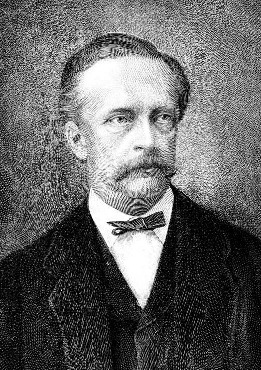 German physician and physicist Hermann von Helmholtz (1821-1894) de Unbekannter Künstler