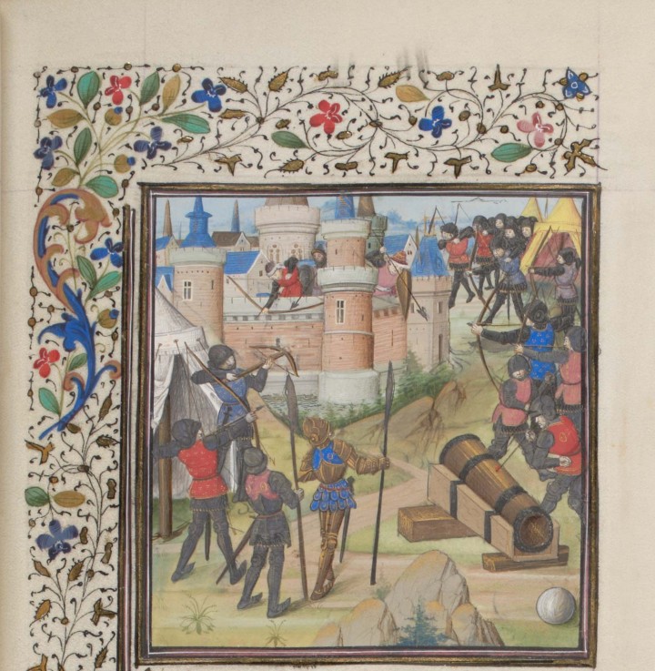 The Siege of Antioch. Miniature from the "Historia" by William of Tyre de Unbekannter Künstler