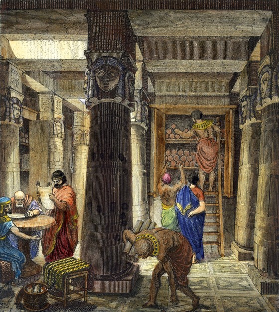The Library of Alexandria de Unbekannter Künstler