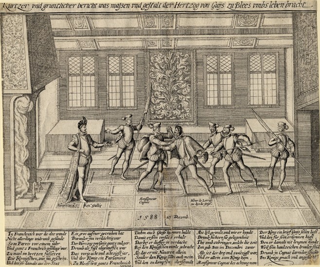 The Assassination of the Duke of Guise de Unbekannter Künstler
