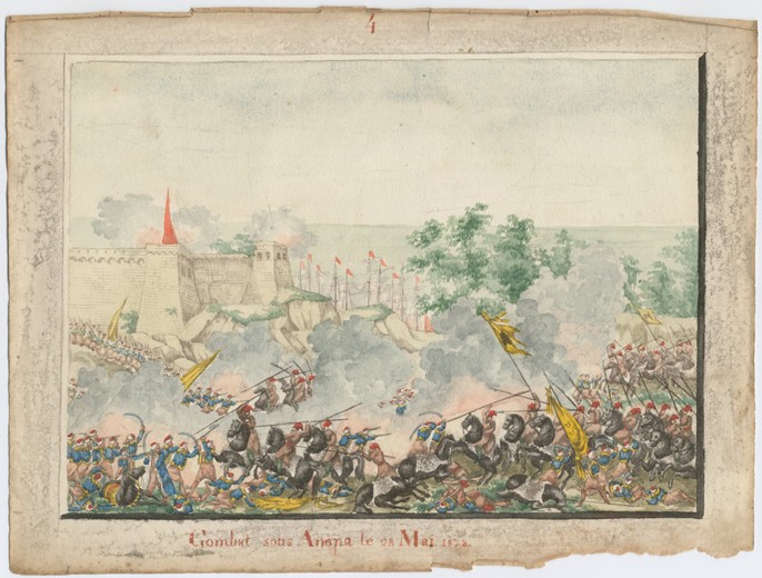 The Capture of the Anapa fortress on June 23, 1828 de Unbekannter Künstler