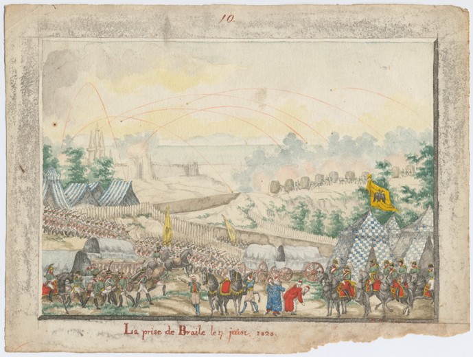 The Capture of the Brailov fortress on June 7, 1828 de Unbekannter Künstler