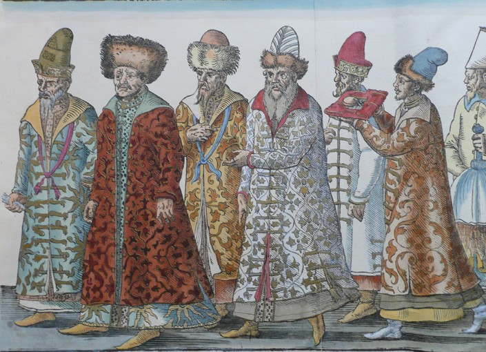 The rulers of Moscow. Grand Duke Ivan III, Vasili III Ivanovich, Ivan IV the Terrible and their Amba de Unbekannter Künstler