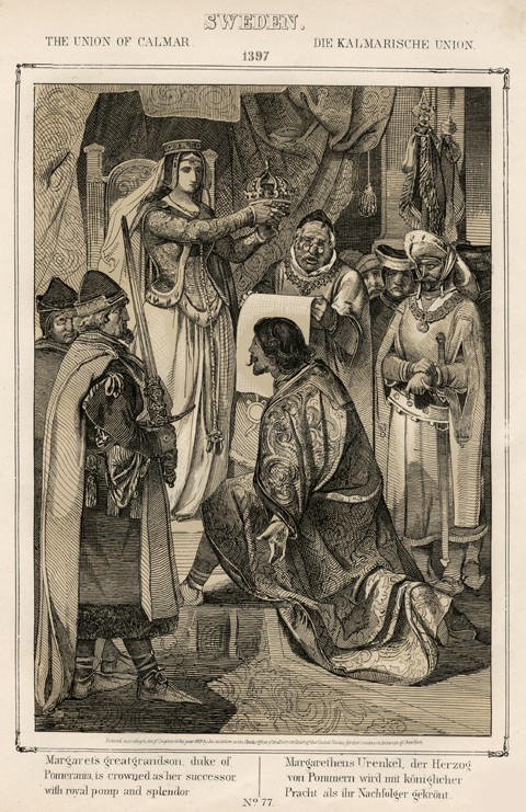 The Union of Calmar, 1397 de Unbekannter Künstler