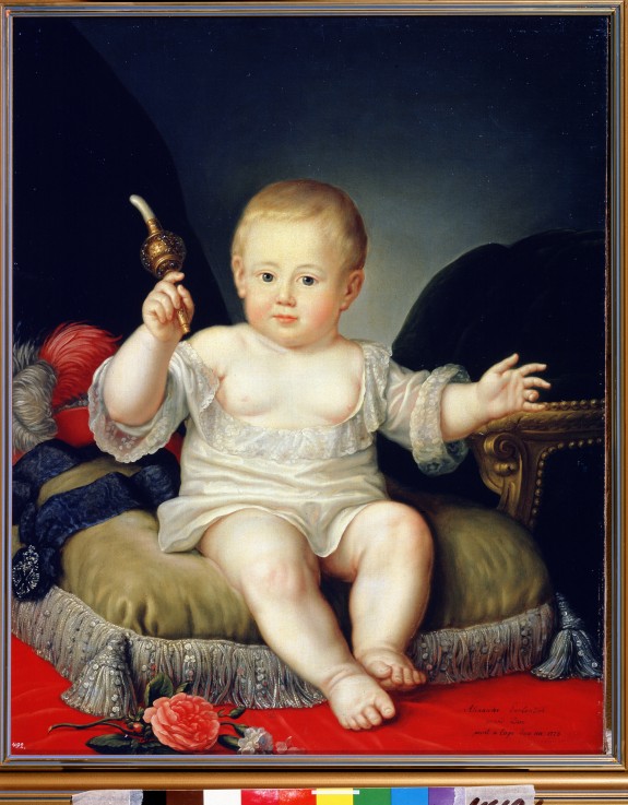 Childhood of Grand Duke Alexander Pavlovich (Alexander I) de Unbekannter Künstler