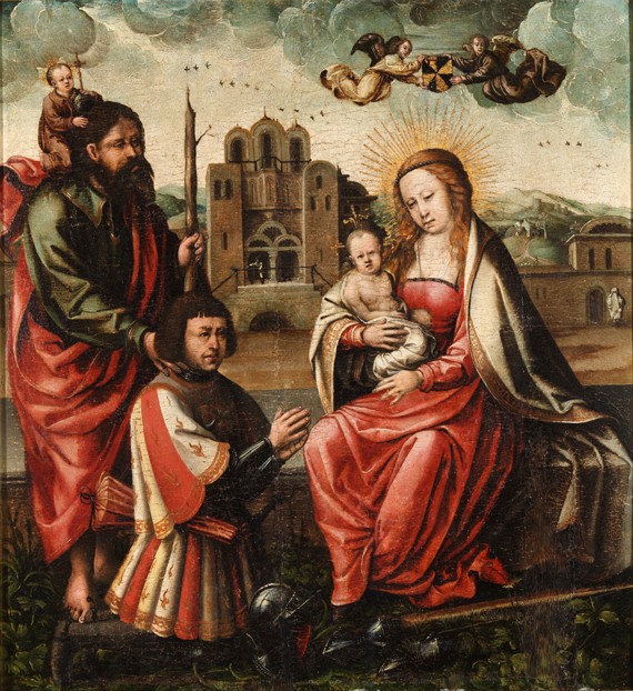The Virgin of Cristóbal Colón de Unbekannter Künstler