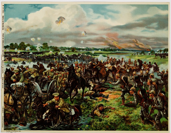 The First Battle of the Masurian Lakes de Unbekannter Künstler