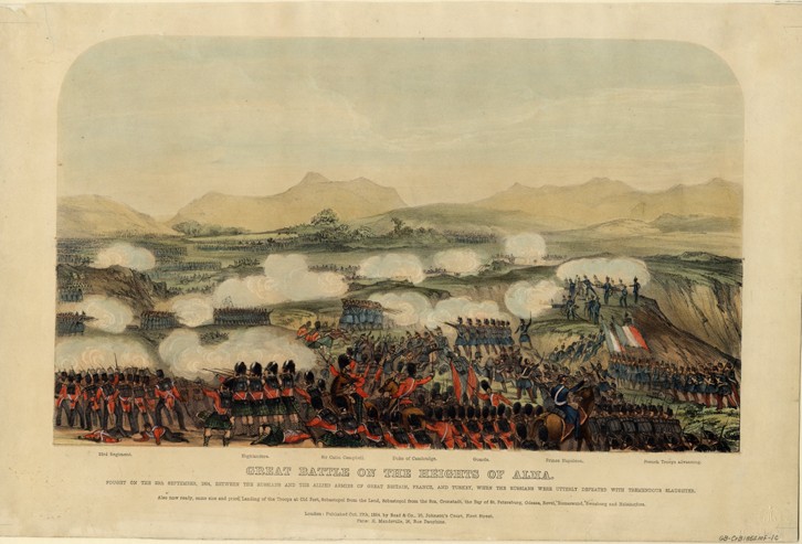 The Battle of the Alma on September 20, 1854 de Unbekannter Künstler