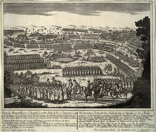 The Battle of Austerlitz on December 2, 1805 de Unbekannter Künstler