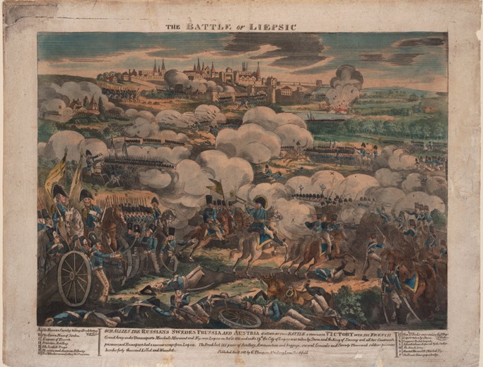 The Battle of Leipzig de Unbekannter Künstler