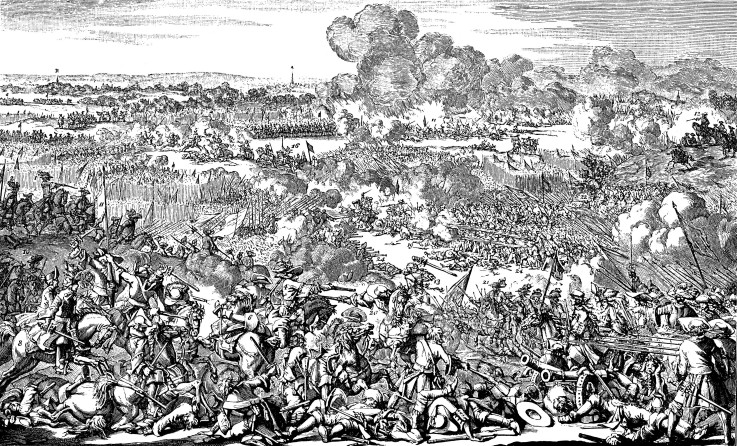 The Battle of Mollwitz on April 10, 1741 de Unbekannter Künstler
