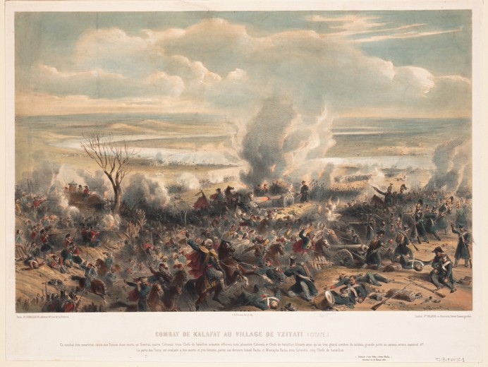 The Battle of Calafat on January 1854 de Unbekannter Künstler