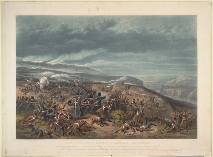 The Battle of Inkerman on November 5, 1854 de Unbekannter Künstler