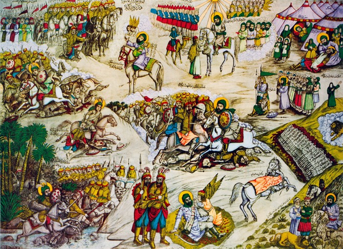 The Battle of Karbala de Unbekannter Künstler