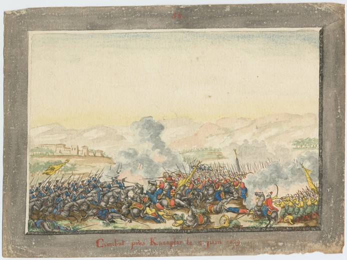 The Battle of Kulevicha on June 11, 1829 de Unbekannter Künstler