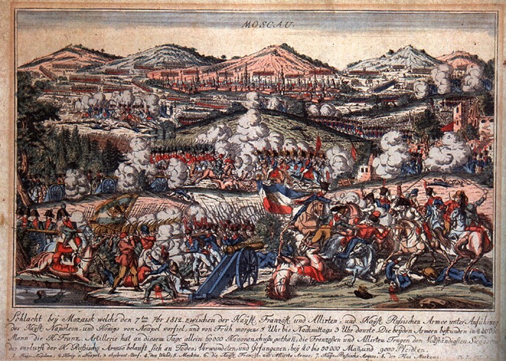 The Battle of Mozhaysk on August 26, 1812 de Unbekannter Künstler
