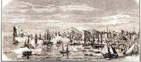 The Battle of Sinop on 30 November 1853