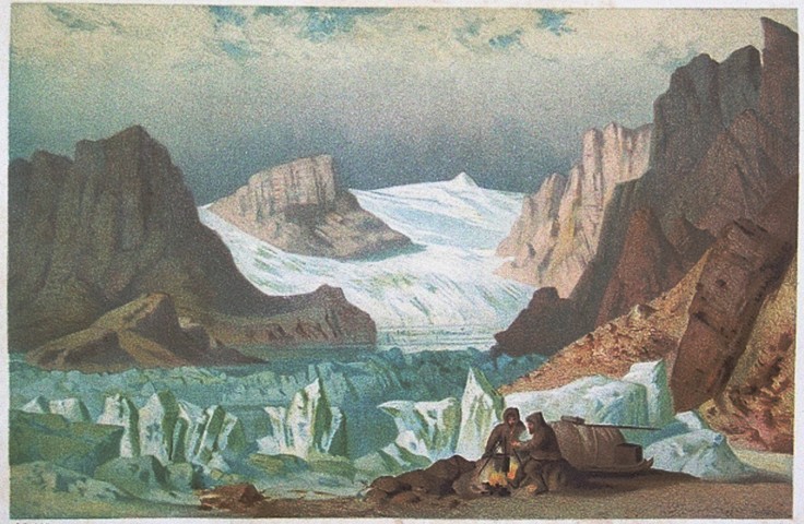 The second German northpolar expedition to the Arctic and Greenland in 1869 de Unbekannter Künstler
