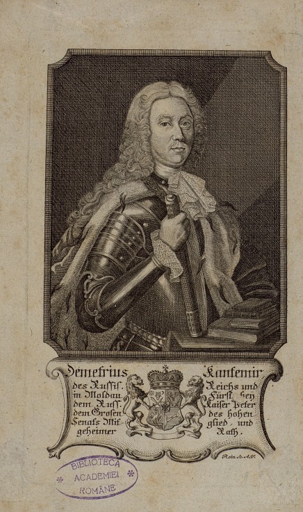 Dimitrie Cantemir (1673-1723) de Unbekannter Künstler